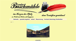 Desktop Screenshot of buschmuehle.de