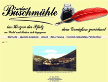 Tablet Screenshot of buschmuehle.de